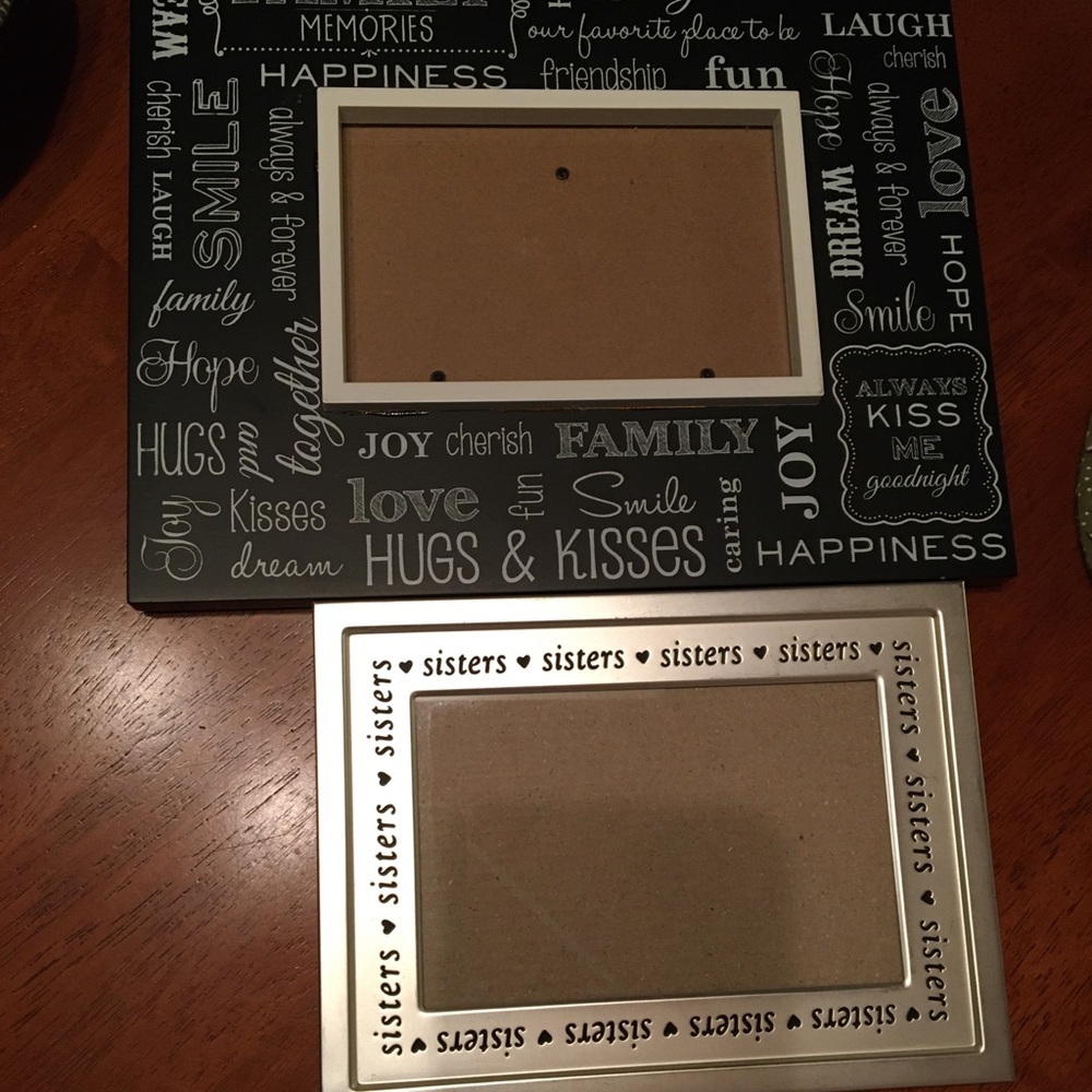 Never Used -Two Family-themed Frames